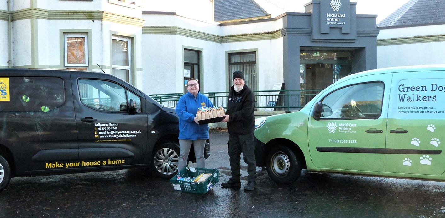 Ballymena Cats Protection thanks supporters for donated items