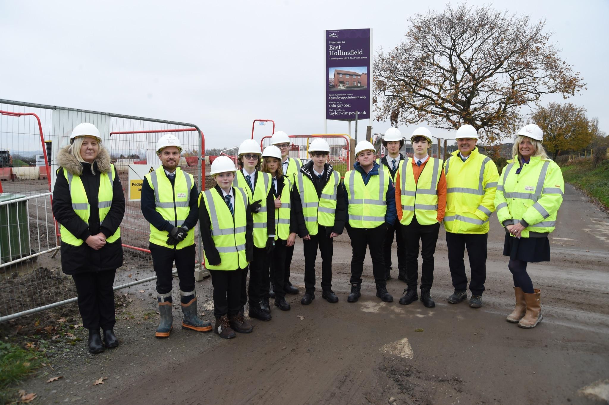 Middleton construction students receive donated equipment and education talk