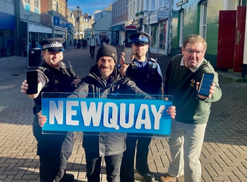 Launch of Newquay against crime programme