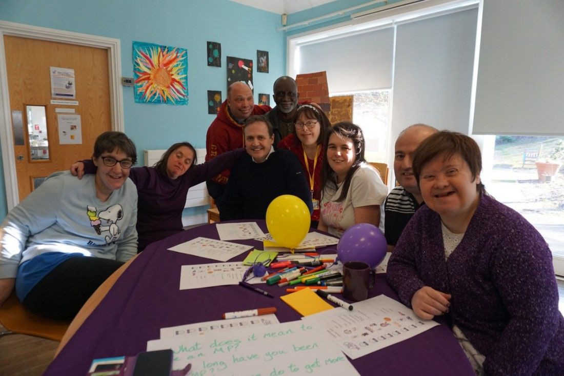 MP visits Edenbridge to meet learning disabled adults