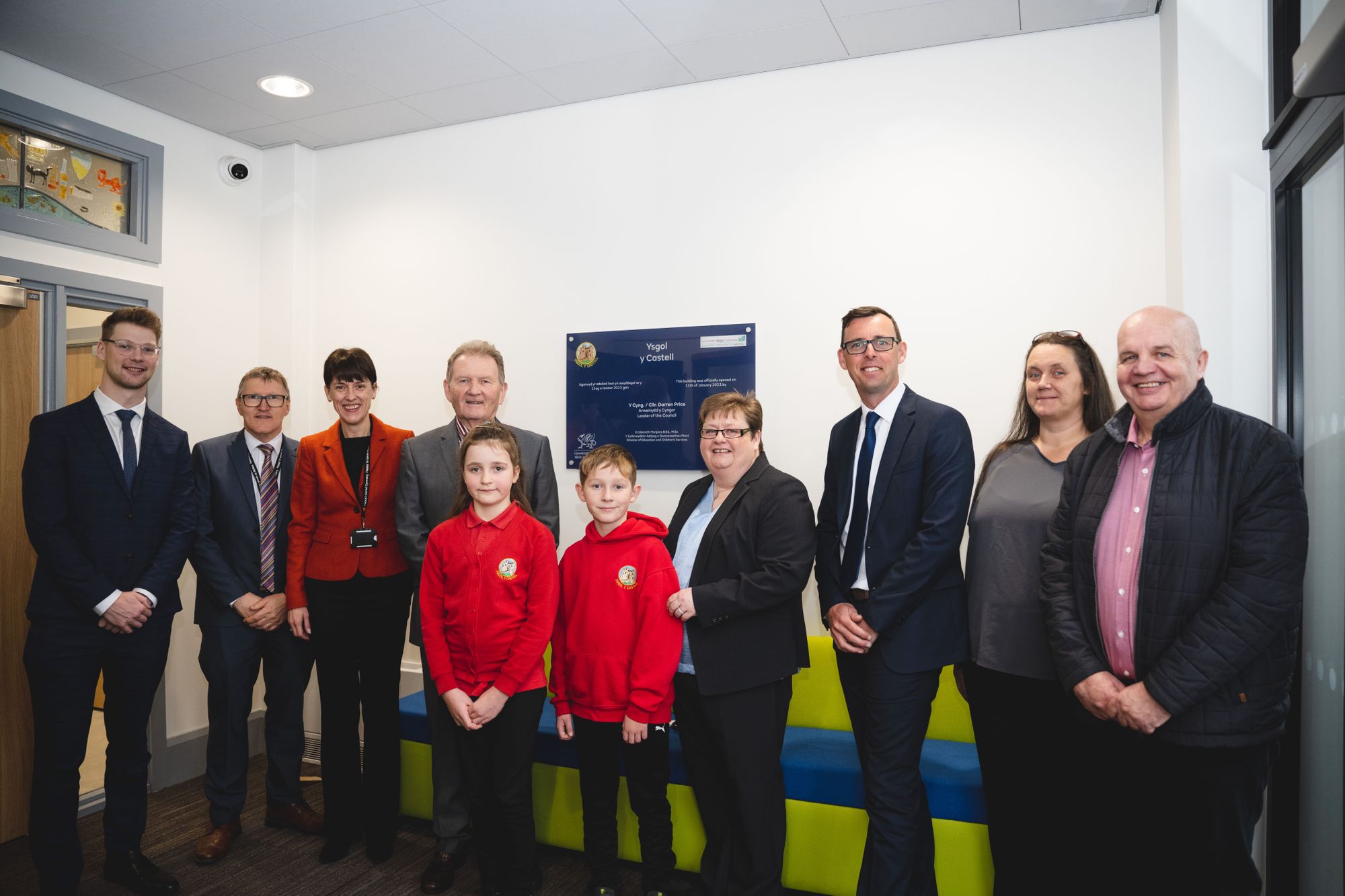 Ysgol y Castell in Kidwelly sees new building officially opened