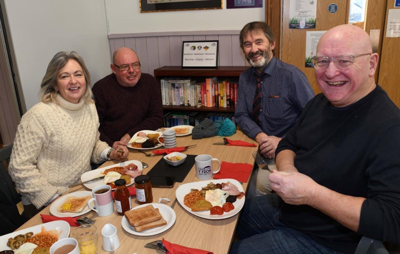Gwynedd MPs eat local to raise awareness for mental health