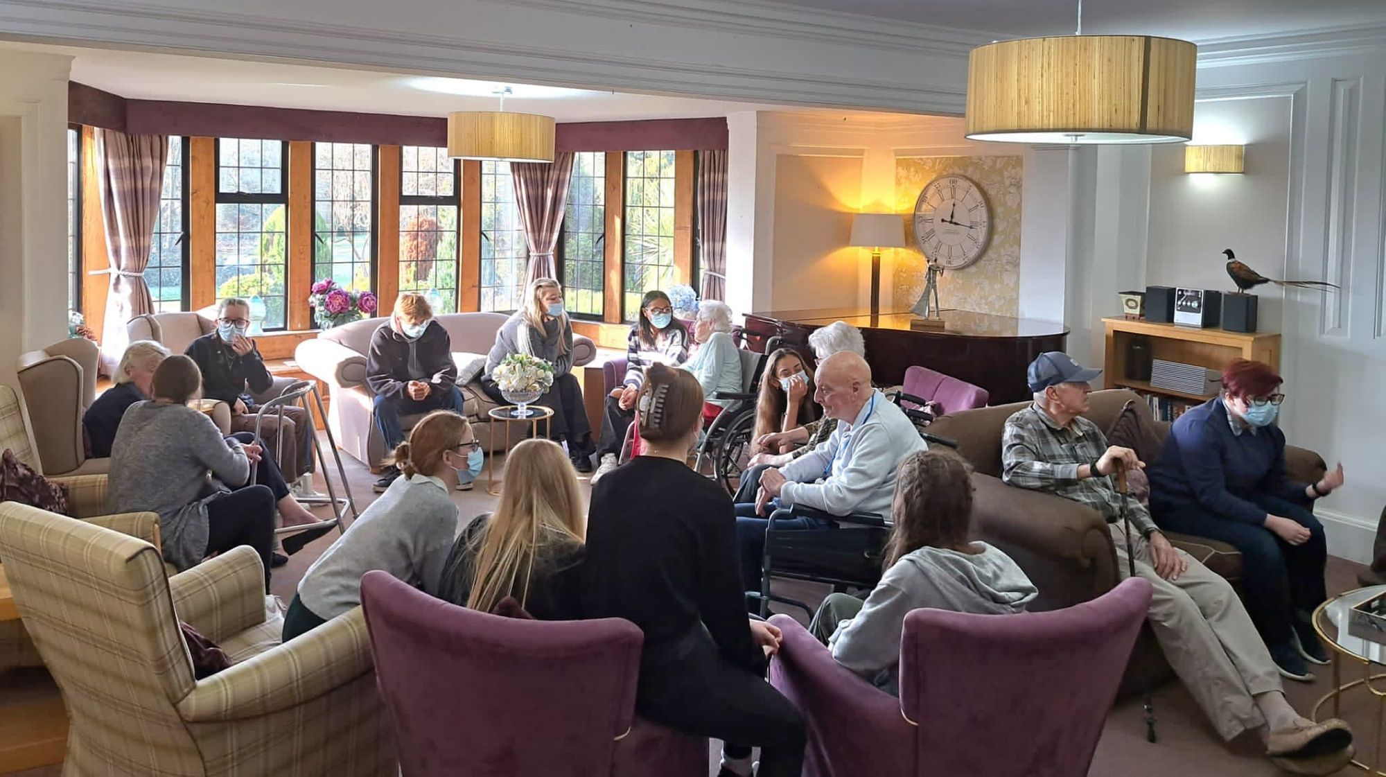 College students enjoy work experience morning at Reigate care home