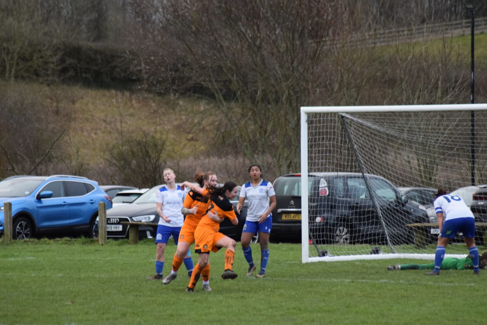 Football: Linnets players and fans celebrate win