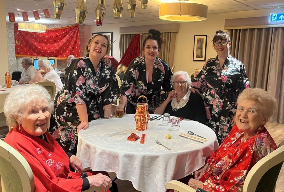 Llanelli care home celebrates Chinese New Year with help of local school