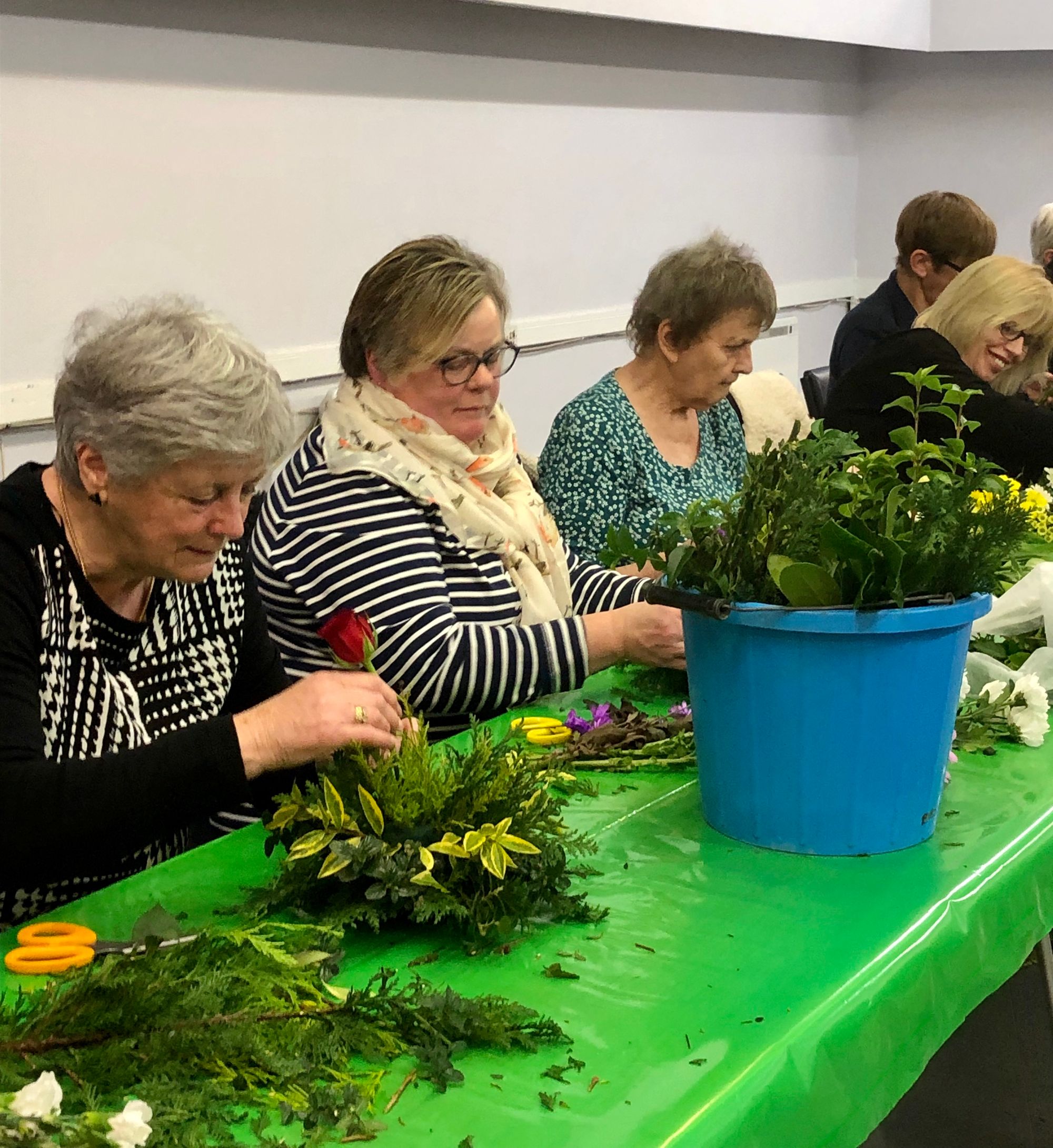 Posies brighten the day at South Ayrshire flower club