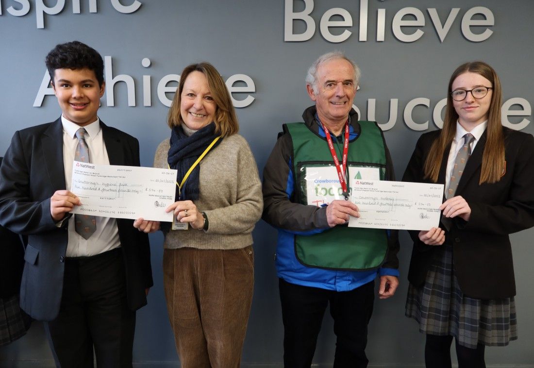 Crowborough students raise more than £1000 for families in need