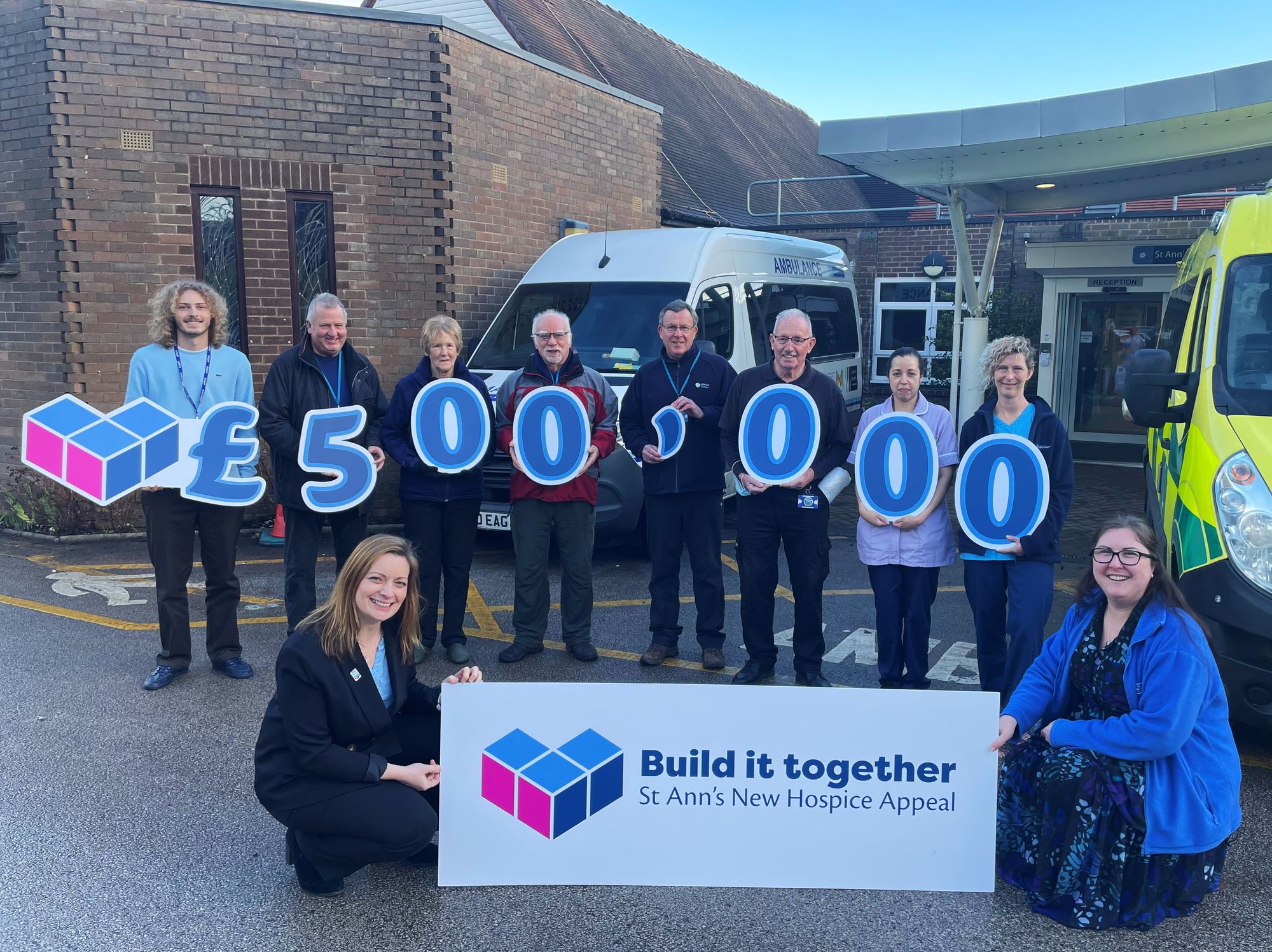 St Ann’s Hospice hits 500k for Build It Together campaign