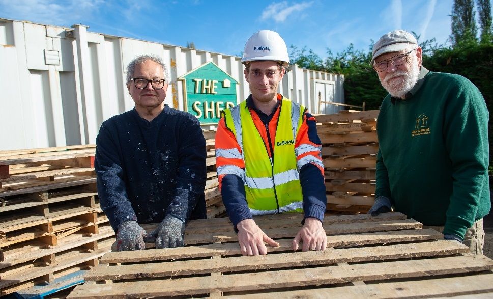 Pallet delivery is the perfect donation for Gloucester community group