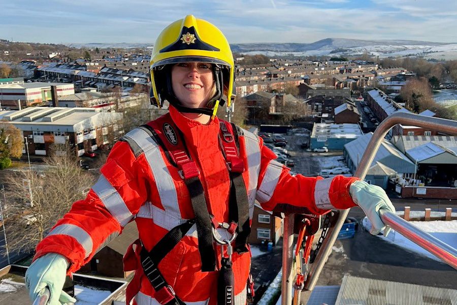 Barrowford woman living with terminal cancer is firefighter for the day