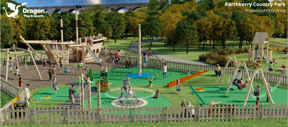 Works starts on upgrades to Porthkerry Country Park’s play area
