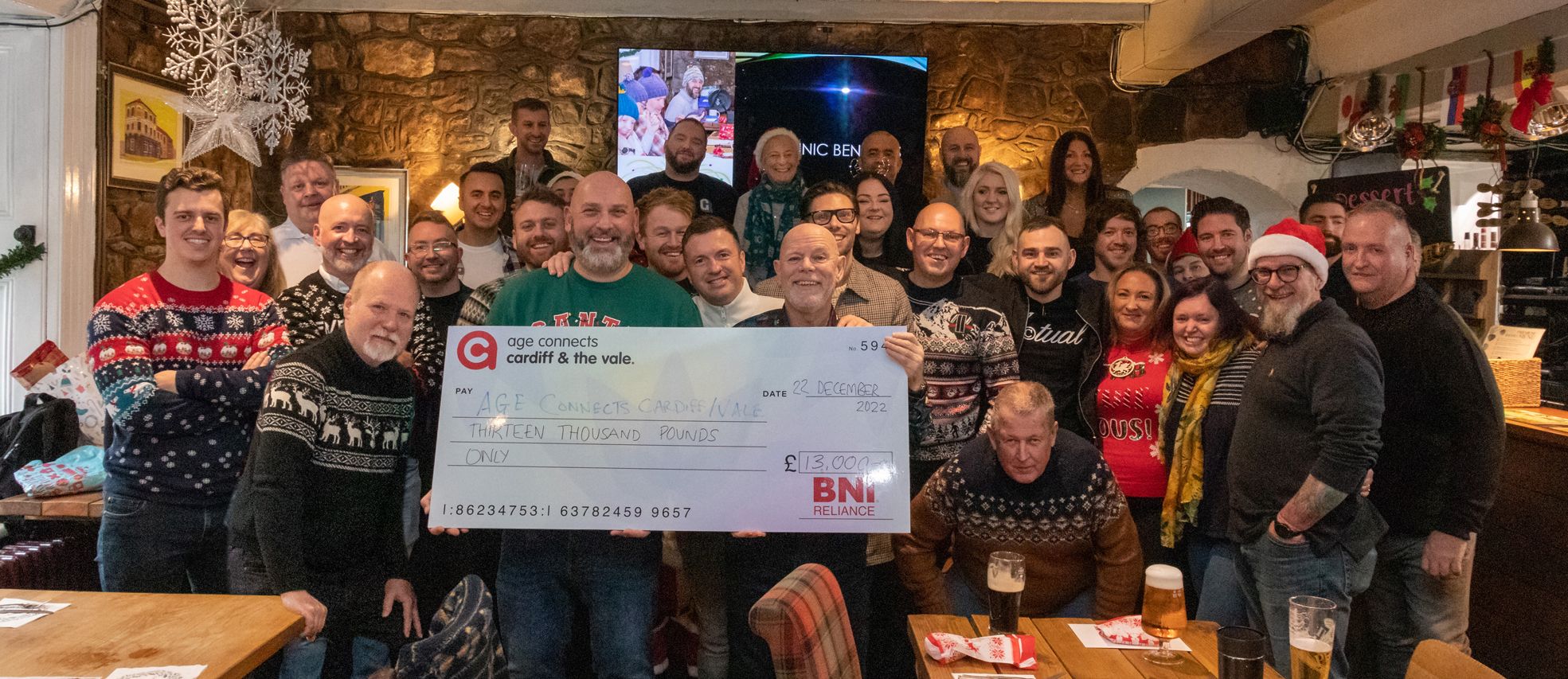 Rhiwbina businesses join forces to raise £13K in Big Give Christmas Challenge