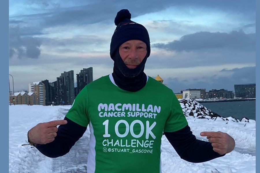 Derbyshire dad completes epic year-long fundraising challenge for Macmillan Cancer Support