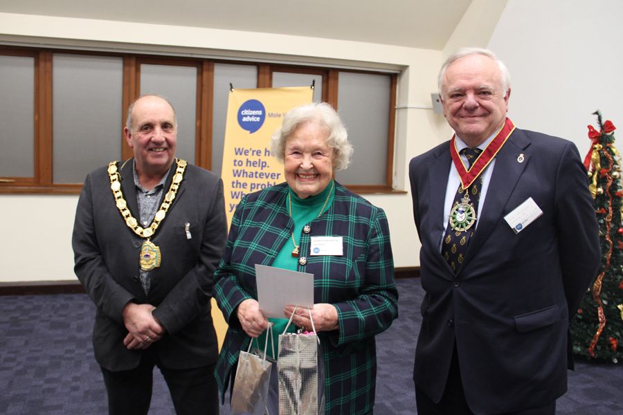 Westhumble volunteer awarded for 36 years of loyal service