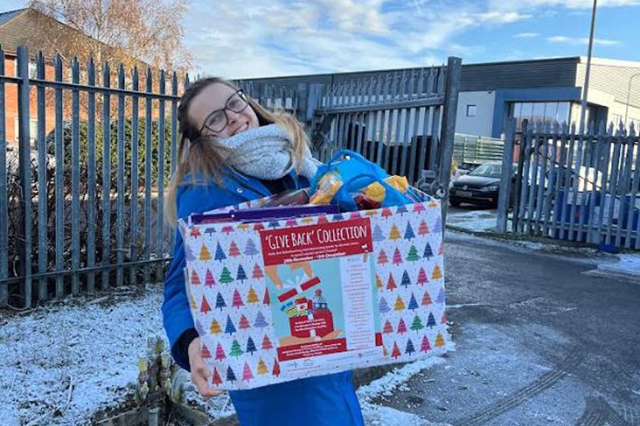 Chester students collected for hungry and homeless in Give Back Month