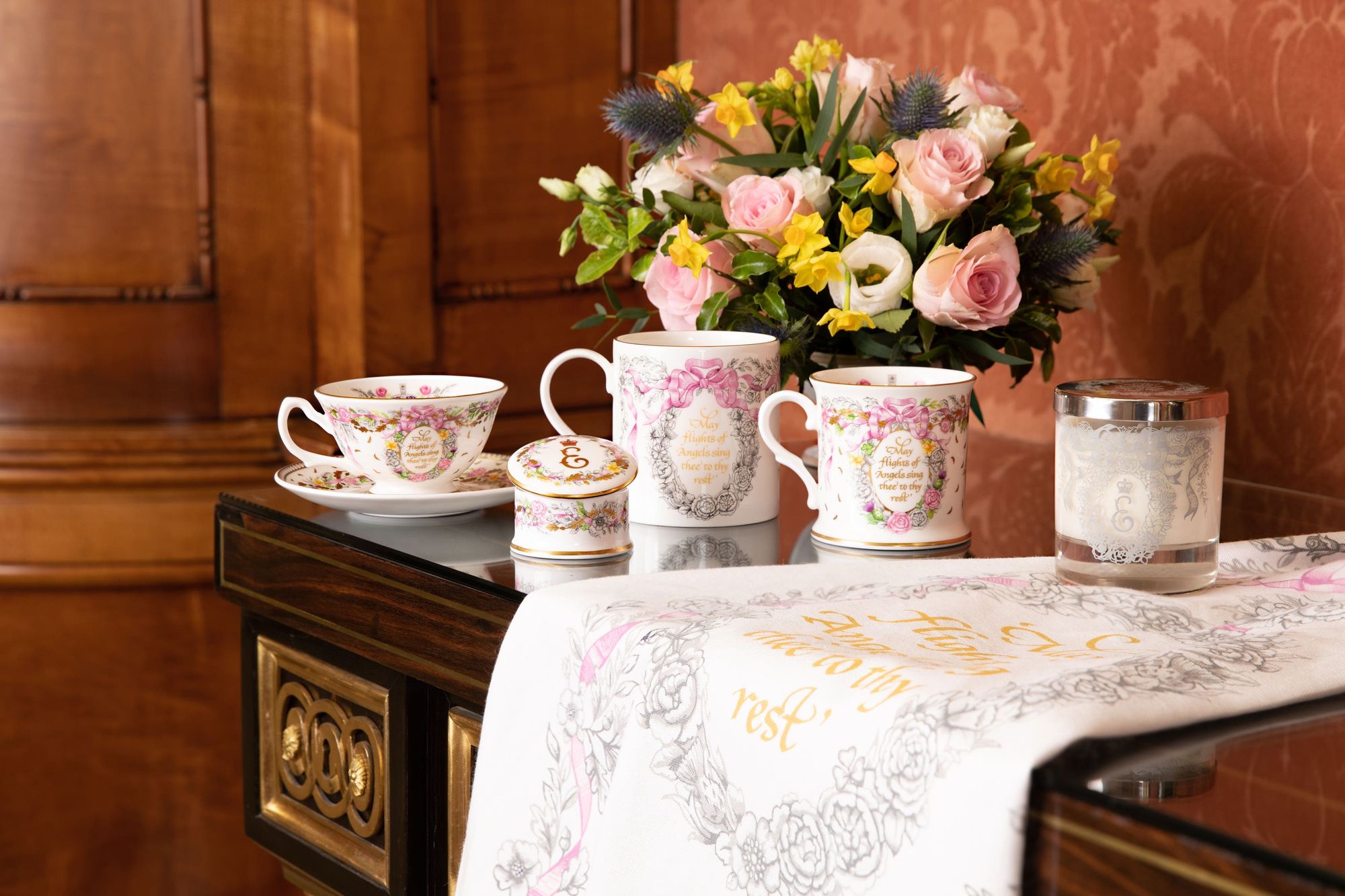 Chinaware commemorating the Queen's life goes on sale featuring sweet tribute from the King