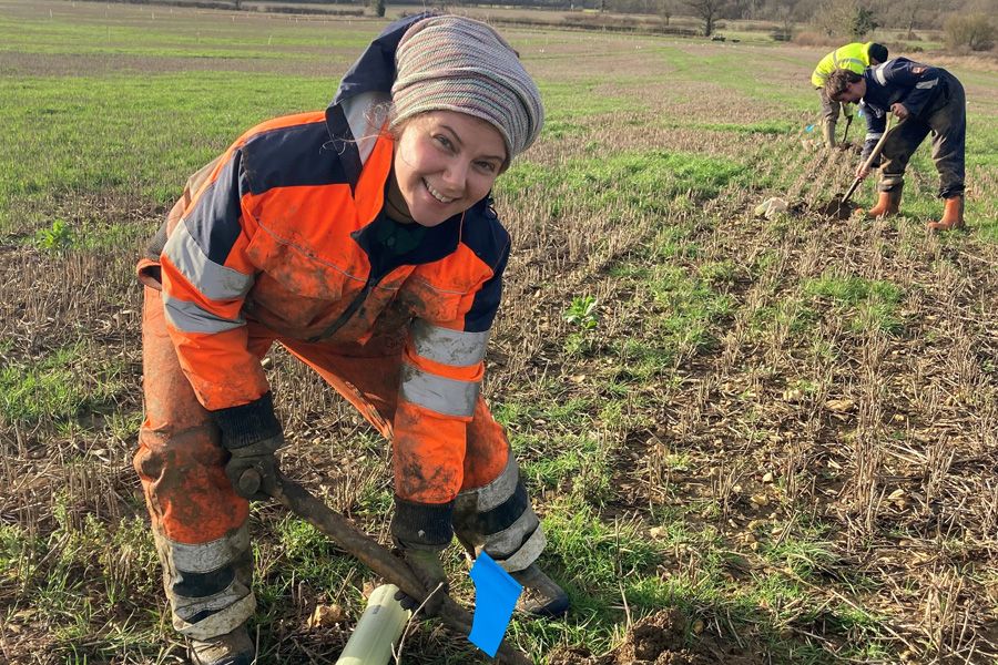 Tree planting begins at Finchingfield estate for a more sustainable future