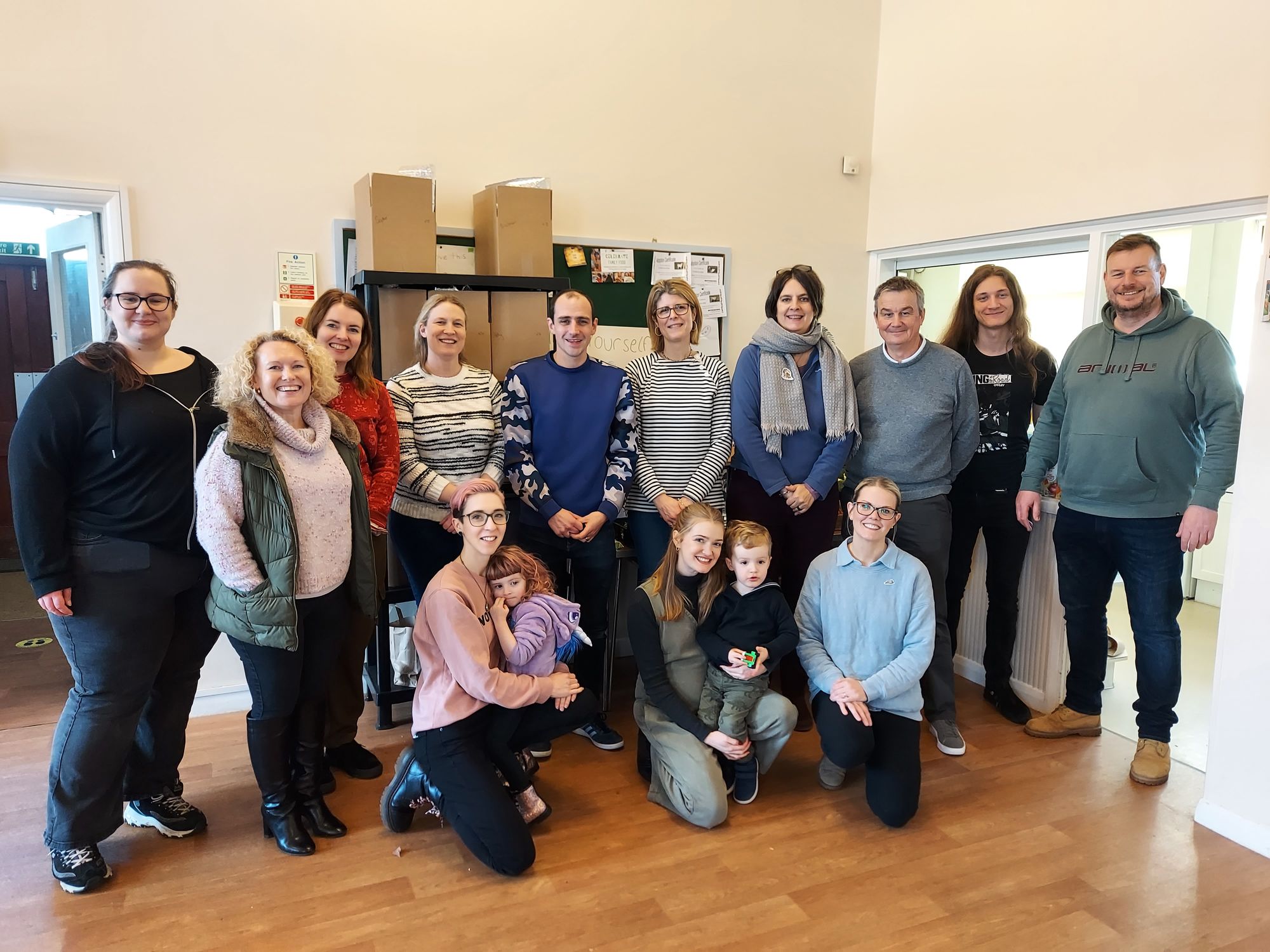 Kent Community Foundation volunteers at Celebration Church