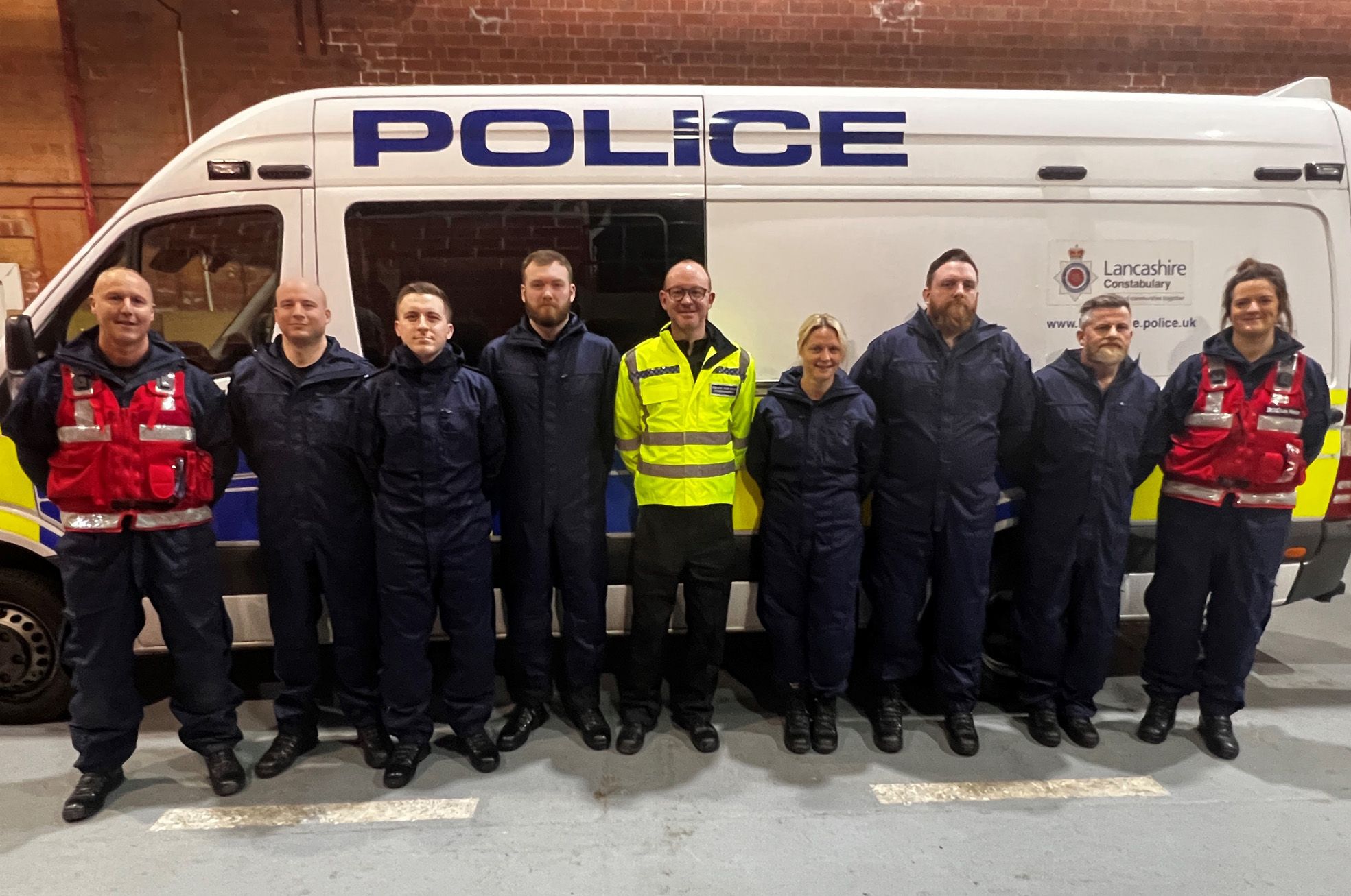 Lancashire's Police and Crime Commissioner visits training base to see new equipment in action