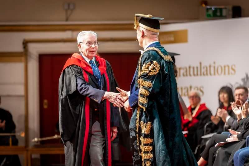 Inspirational 86-year-old 'model student' awarded PhD degree