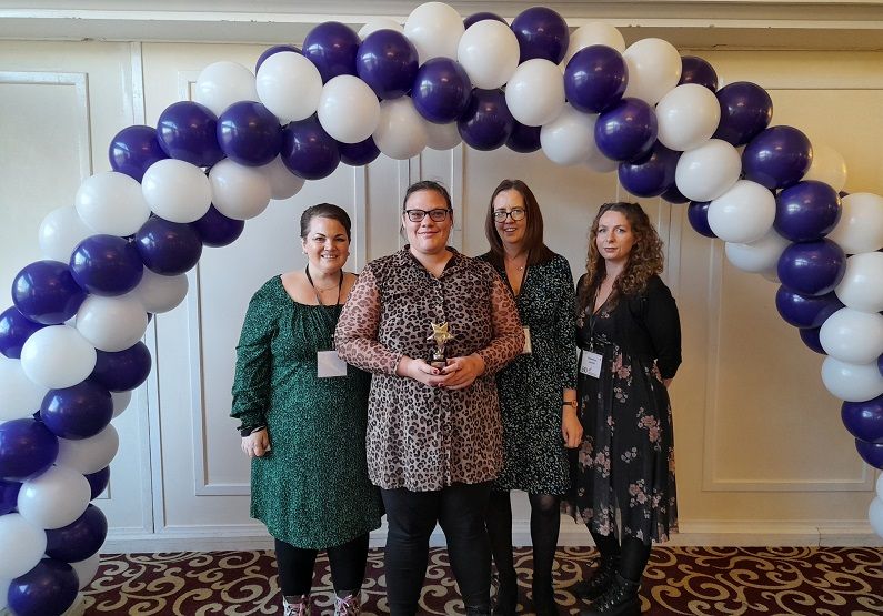 Award for Bedfordshire disability workers who 'tirelessly' supported leukemia survivor