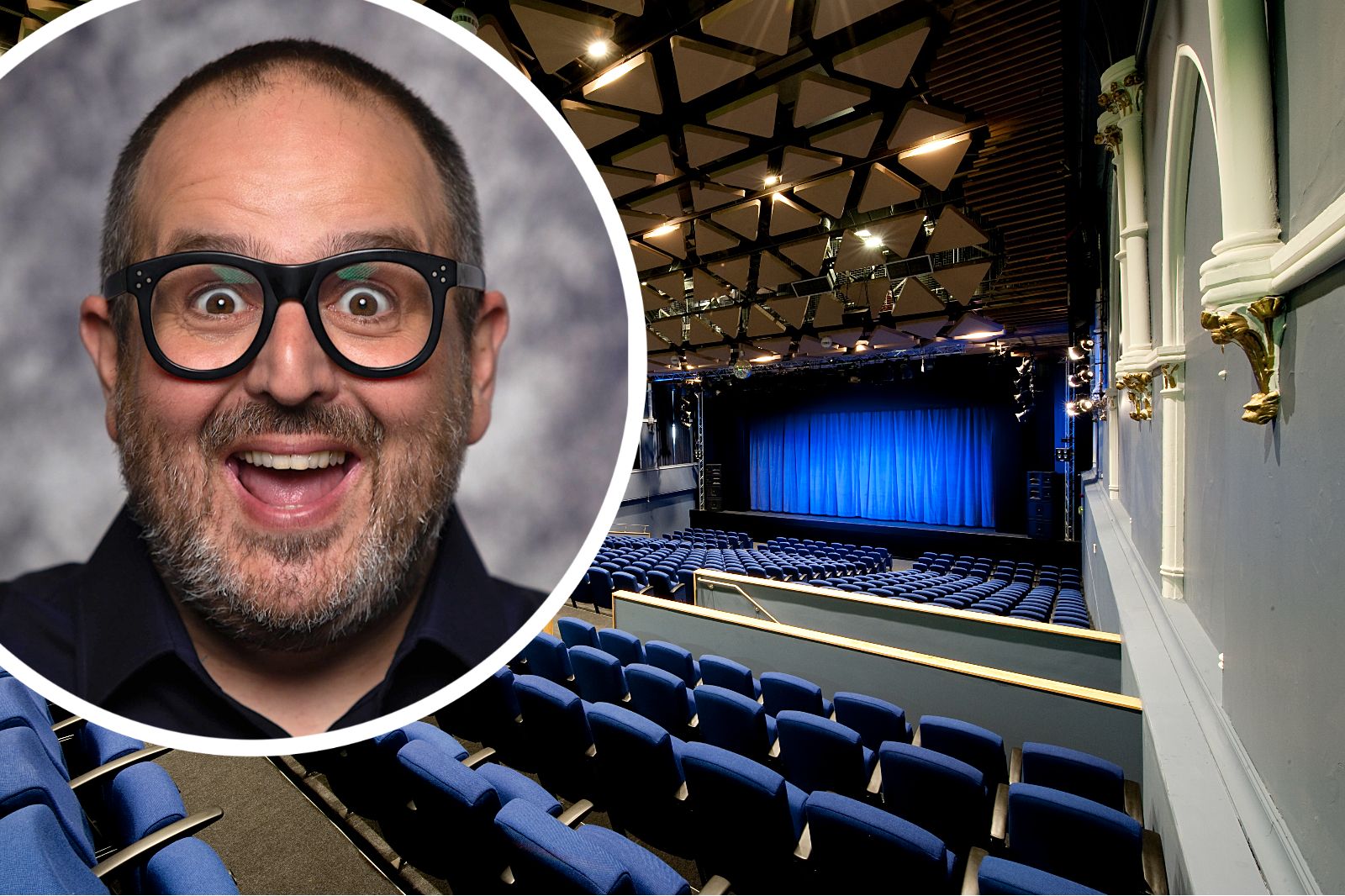Award-winning comedian Justin Moorhouse is heading to Stafford
