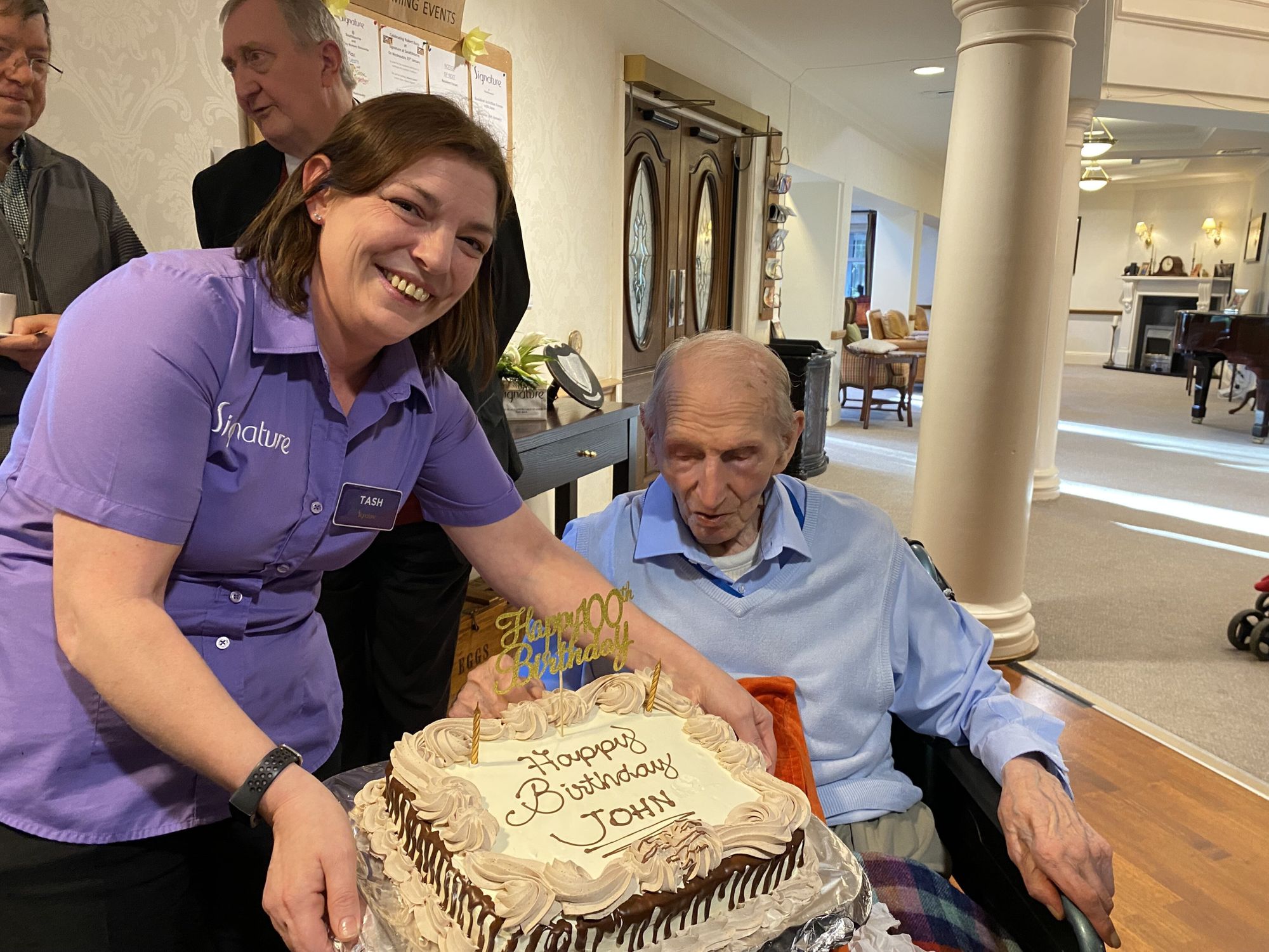 Southbourne father-of-five captured in Second World War celebrates 100th birthday