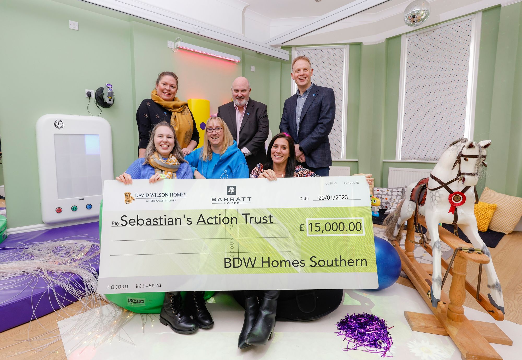 Sebastian’s Action Trust donation will help families make 'precious memories'