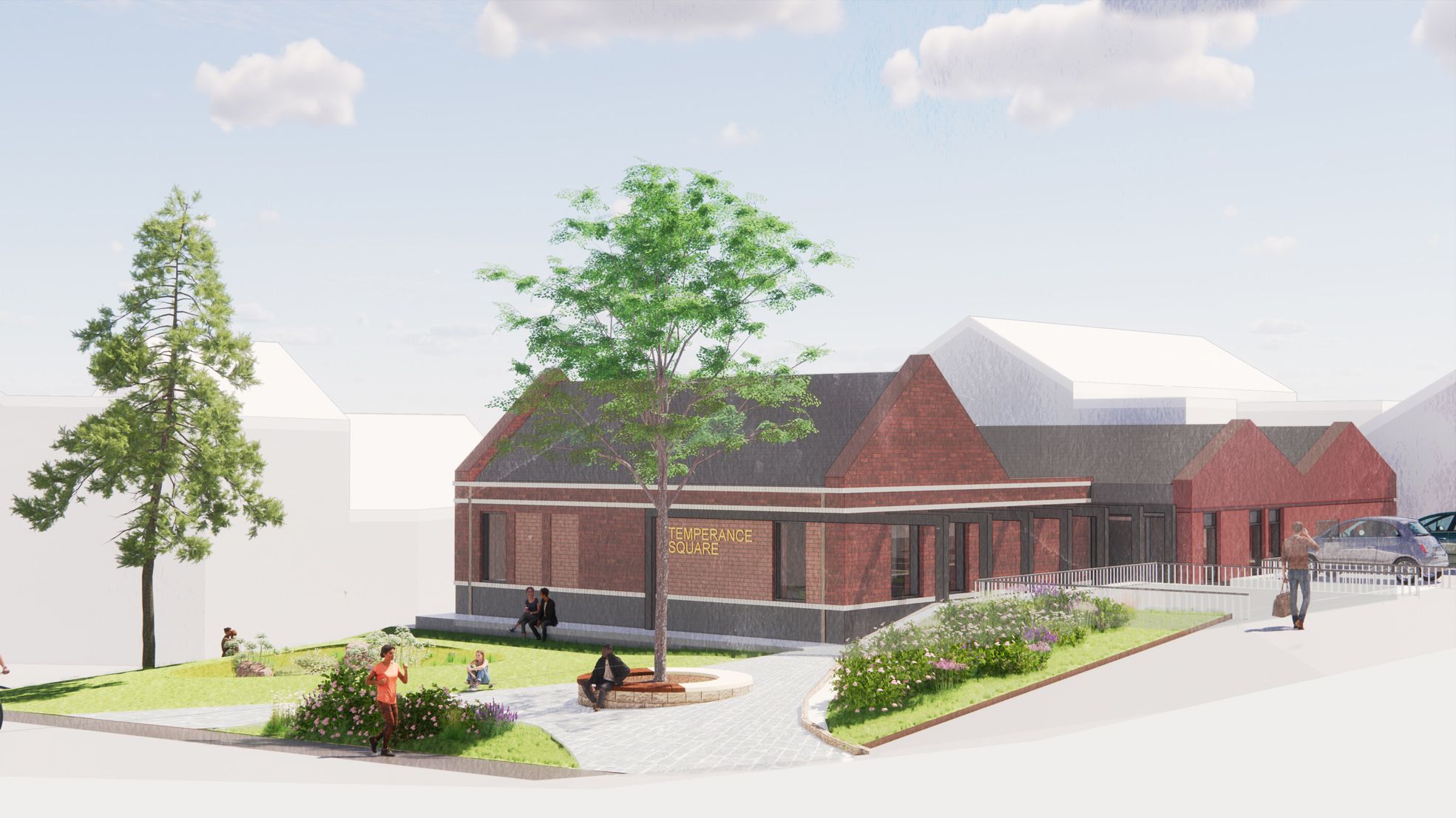 Plans approved to transform Temperance Square in Loftus