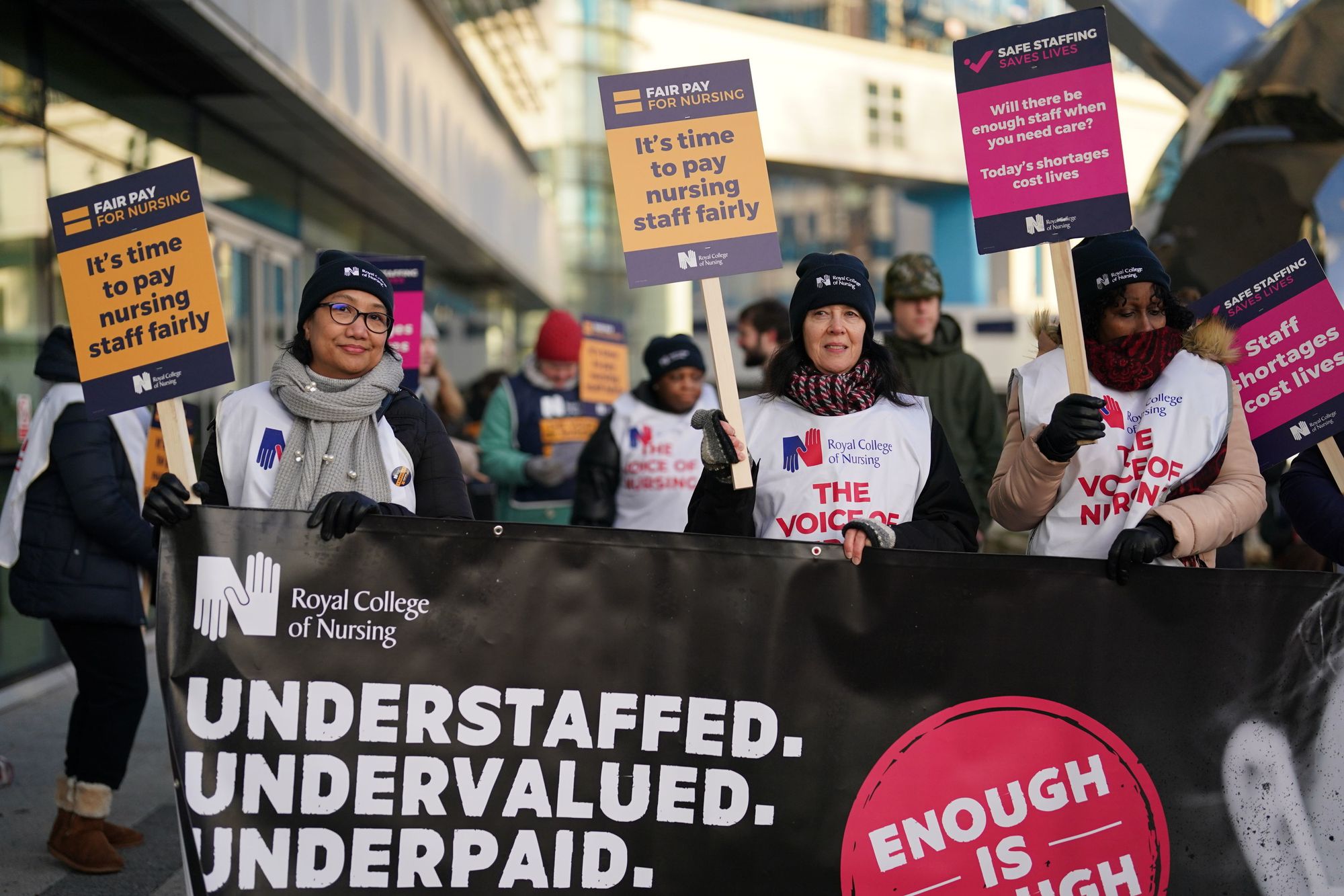 NHS director warns this week's strikes set to be 'most disruptive' to date with disruption 'inevitable'