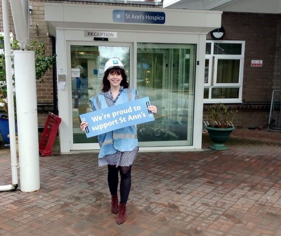 Runner Liz is helping the St Ann's new hospice campaign get to the finish line