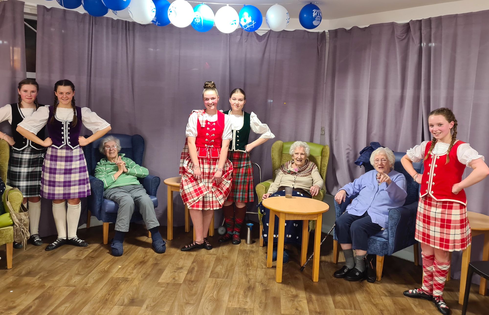 Midlothian care home celebrates Burns Night with poetry, highland dancing and bagpipes