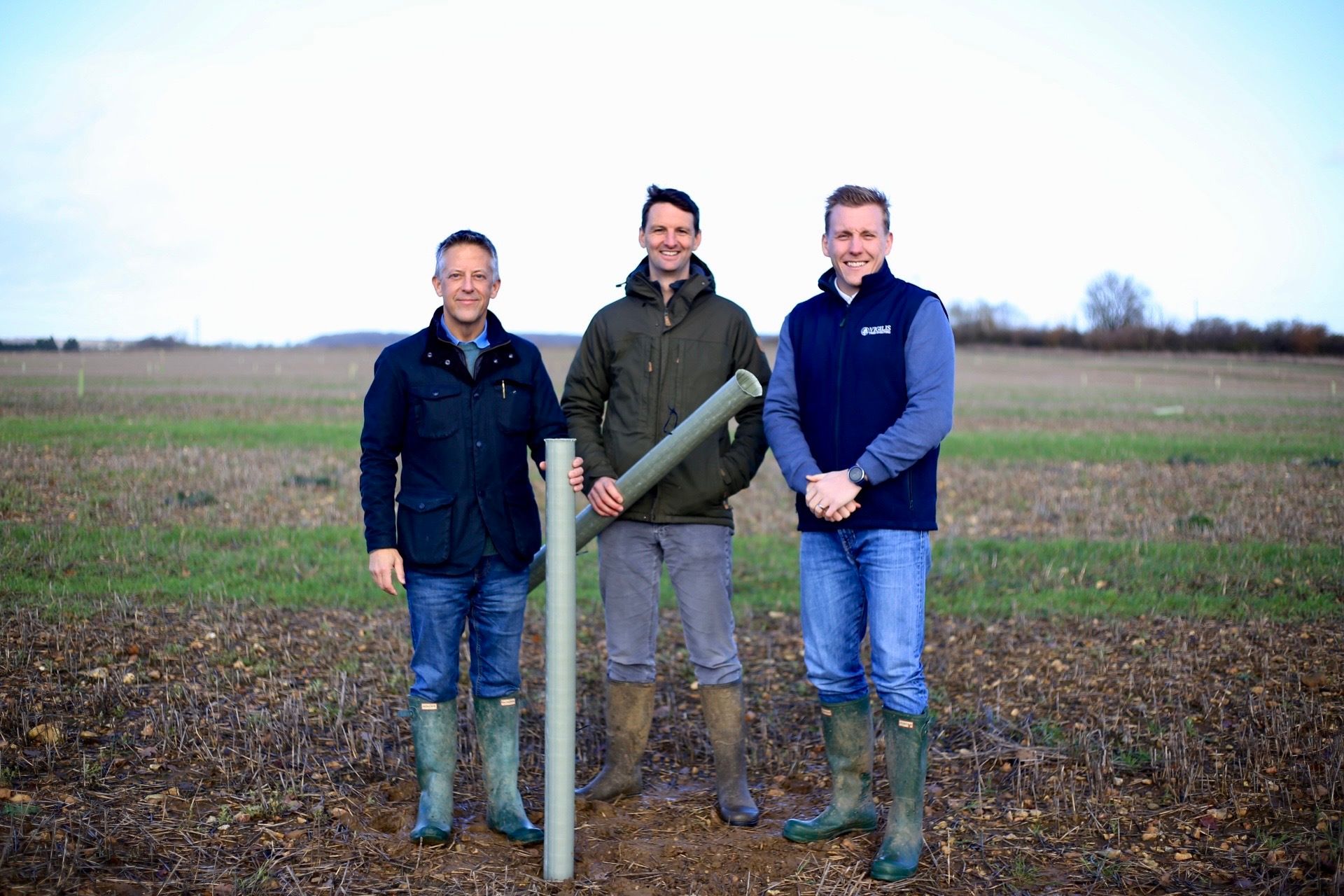 Spains Hall Estate trials biodegradable tree shelters