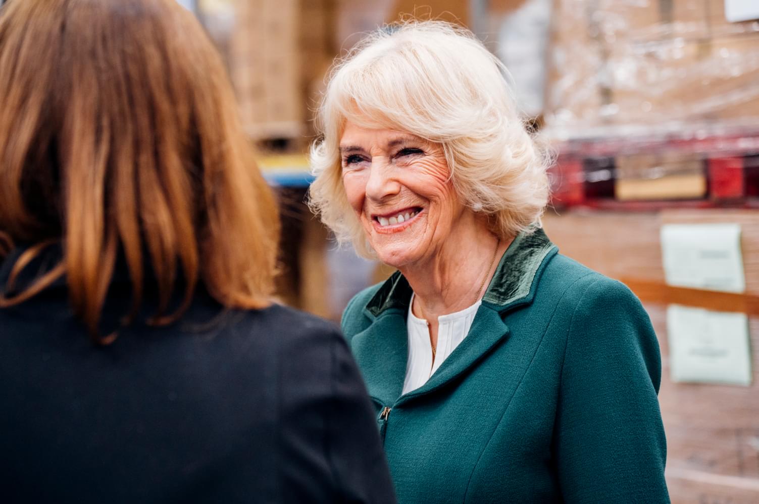 Her Majesty the Queen Consort visits book charity's London headquarters