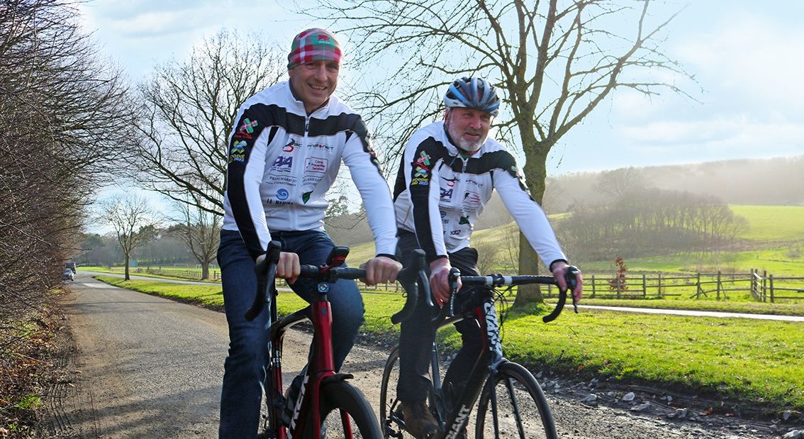 North Wales duo get on their bikes to raise funds for My Name'5 Doddie Foundation