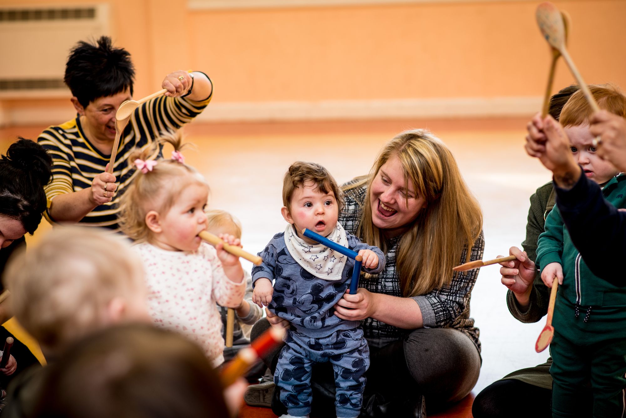 Children get involved in the Big Welsh Rhyme Time