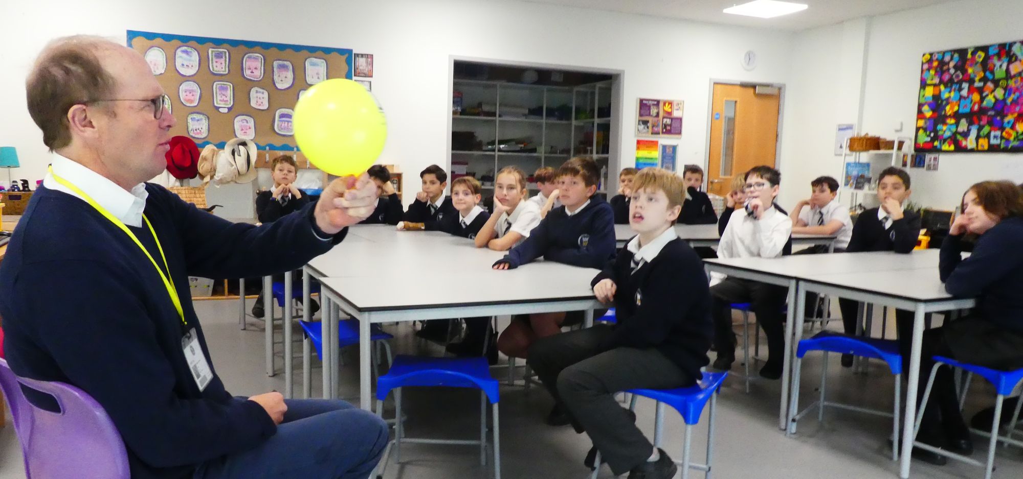 Essex dad who survived brain tumour boosts Stansted pupils' self-belief