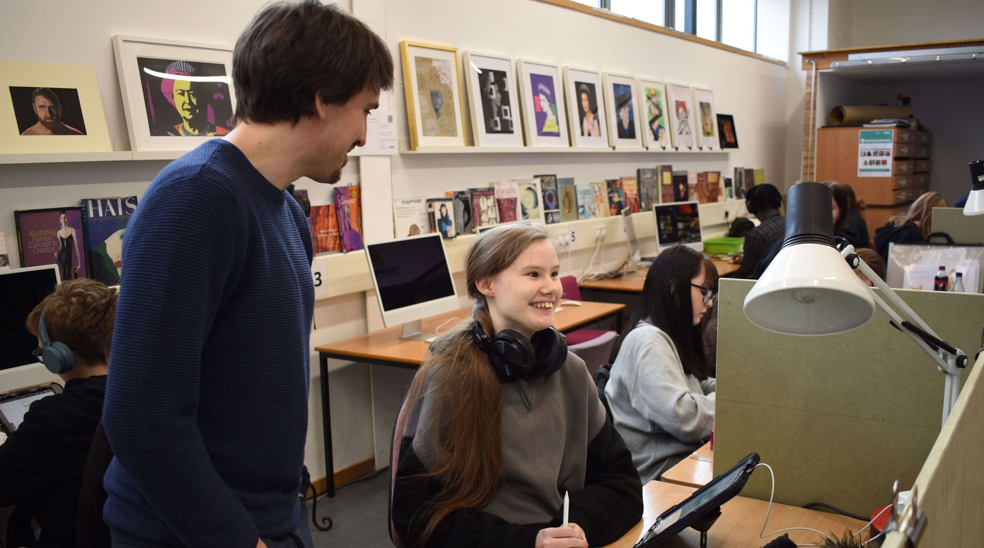 Newbury author turns fantasy into reality with college visit
