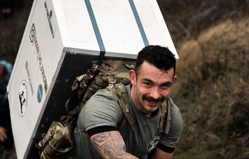 Cornish Royal Marine takes on Guinness World Record with his fridge