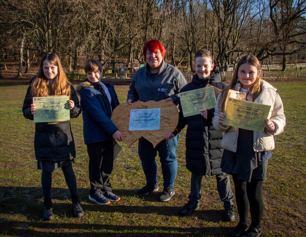 Edwinstowe pupils collect accolades for RSPB writing competition