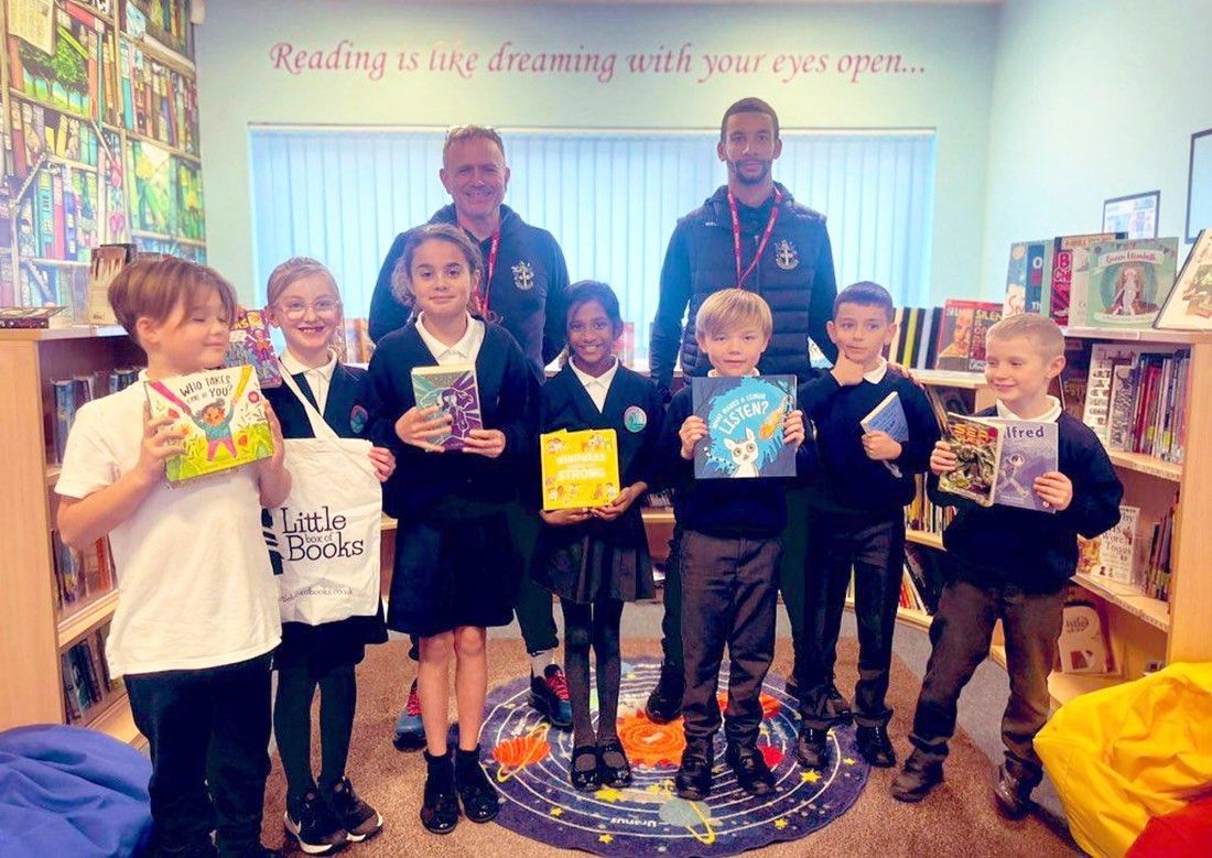 Sutton pupils receive library of inclusive and diverse books