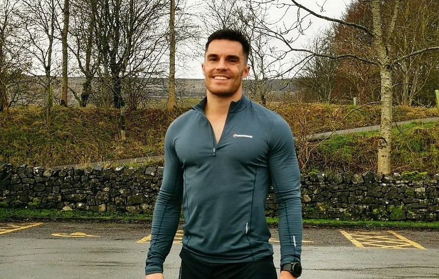 Rawtenstall Royal Marine training for 18 back to back marathons