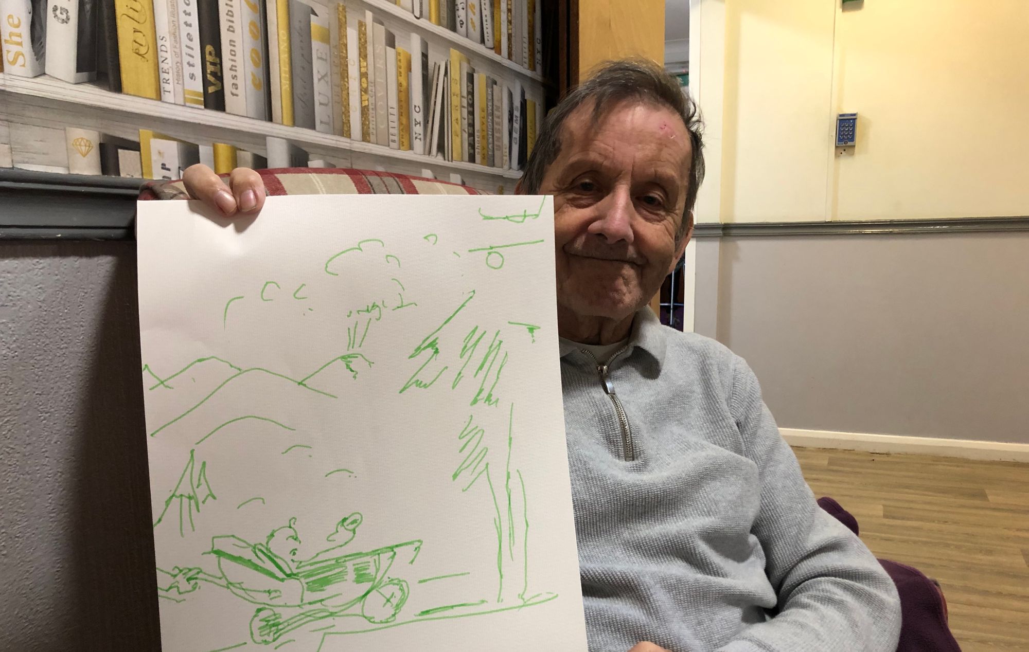 Drawing helps 89-year-old Teesside resident deal with dementia