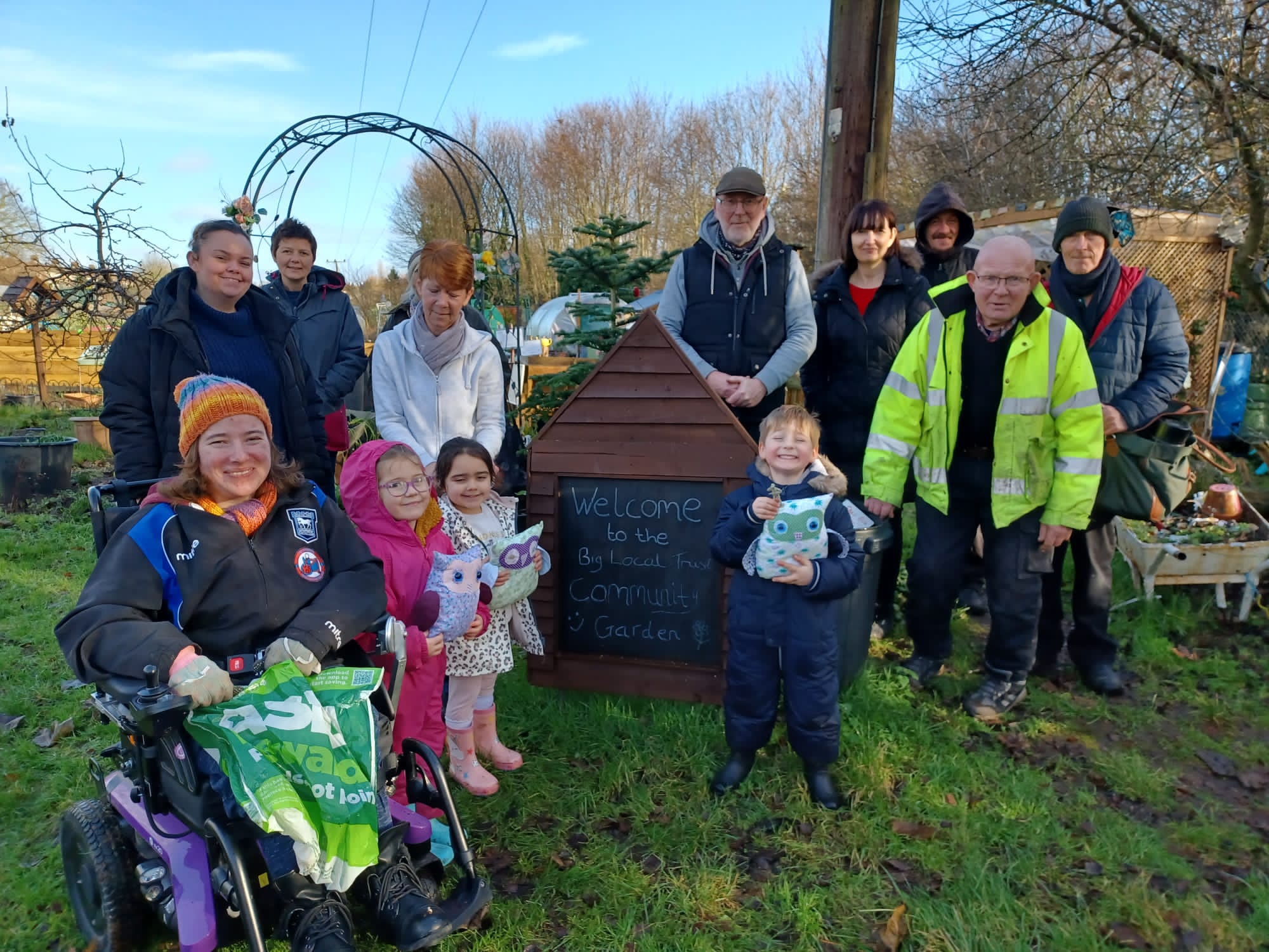 North West Ipswich Big Local Trust receives donation of products for Community Garden