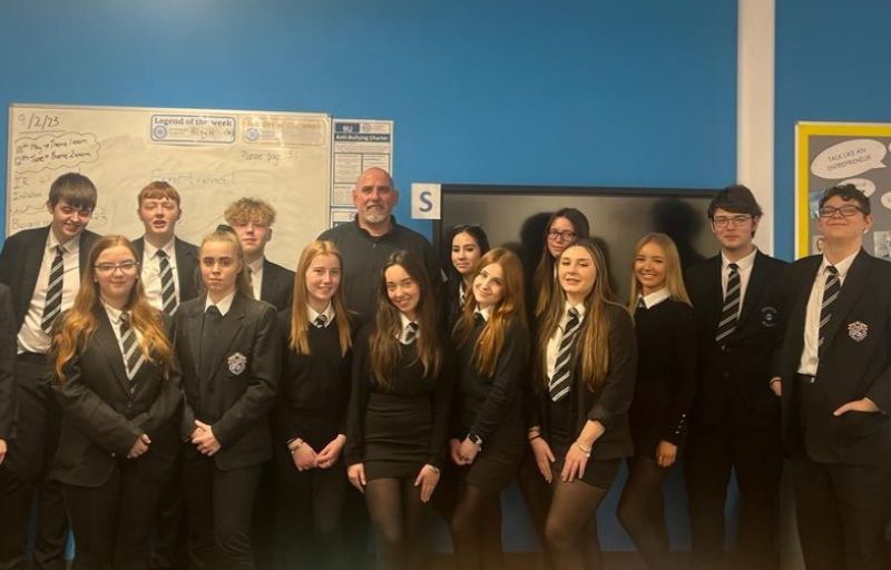 Doncaster students inspired by former international rugby star George Fouche