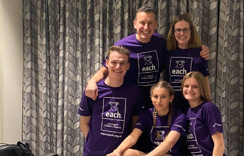 Family from Cambridge take on 100-mile rowing challenge for EACH