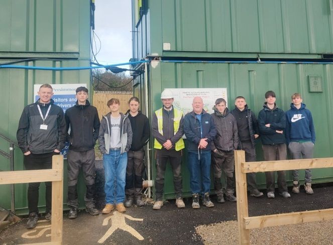 Next generation of Cornish construction workers swap college for construction site