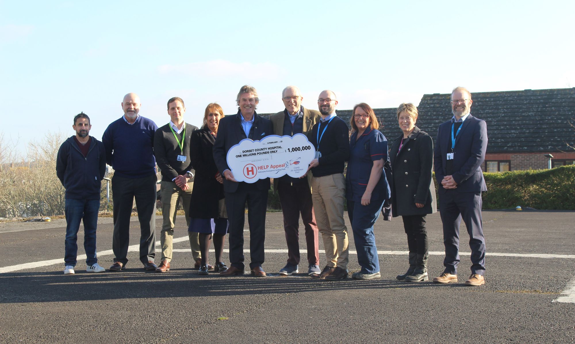 HELP Appeal £2million pledge brings new helipad closer for Dorset County Hospital