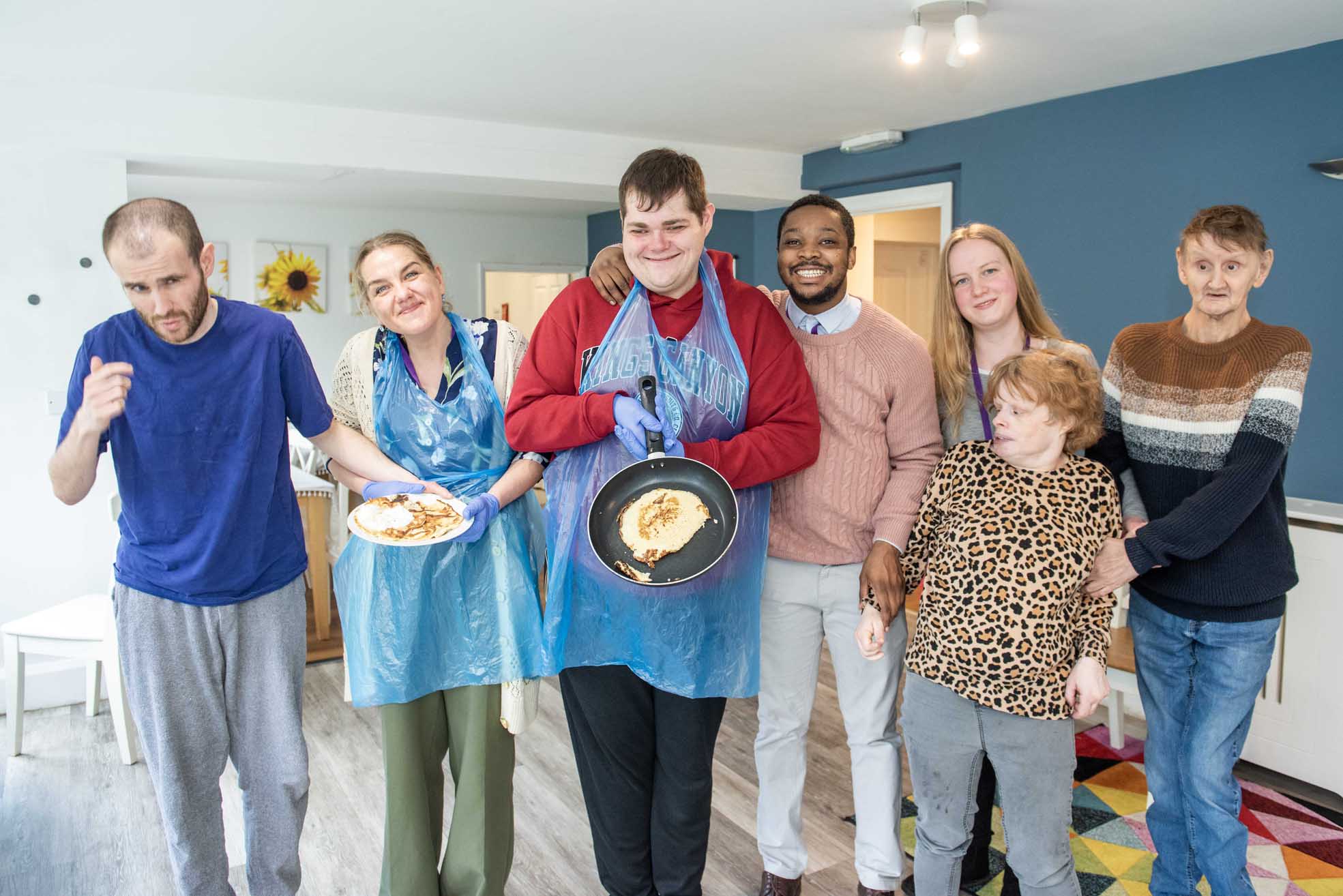 Expert pancake flipper gets in practise for Shrove Tuesday