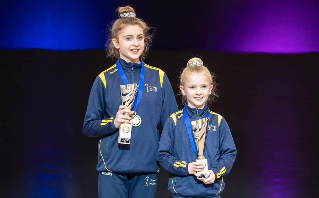 Newton-le-Willows gymnasts win gold at Spelthorn Acro Cup